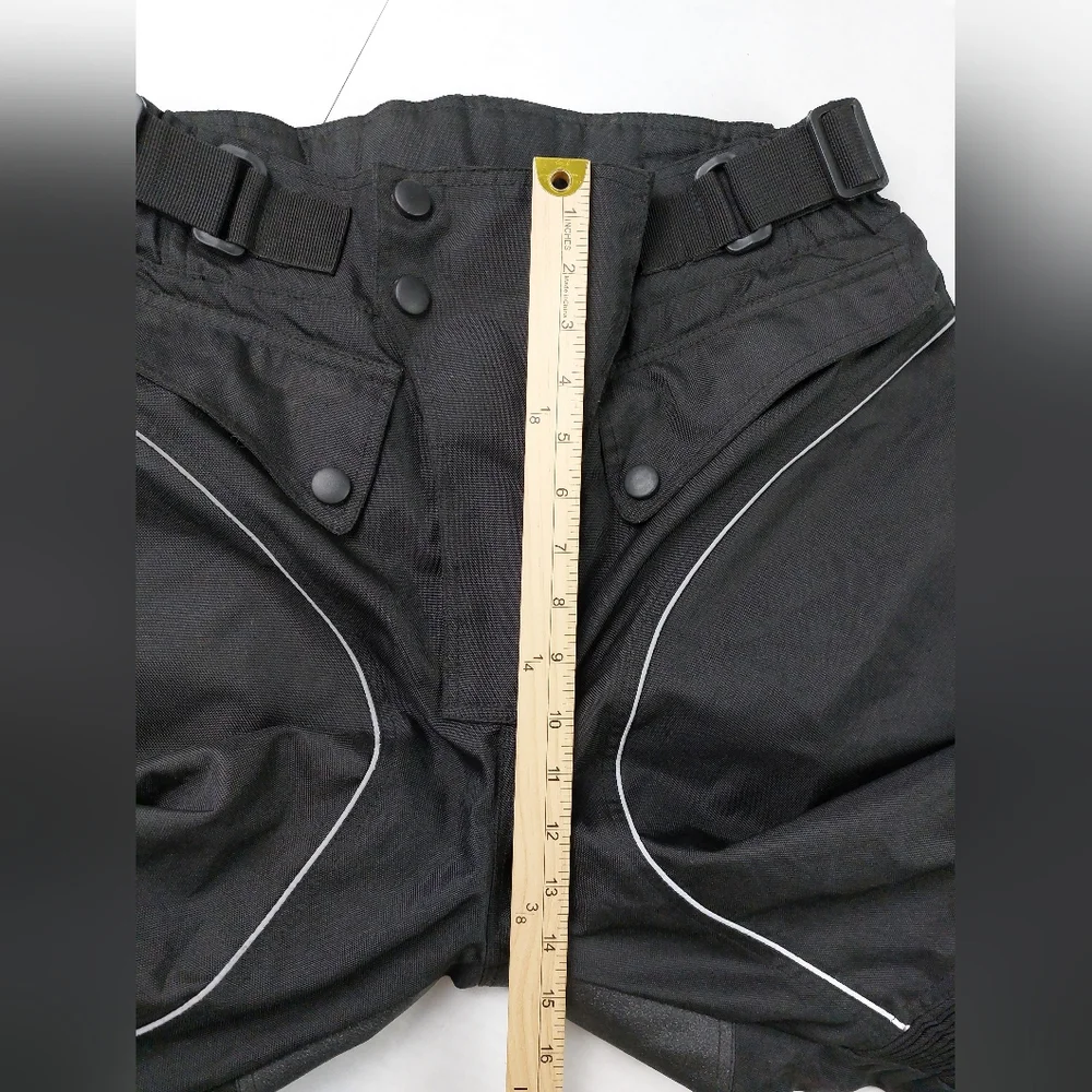 Xtreemgear Motorcycle Pants Mens Black 32x28.5 Cordura Scotchlite Waterproof